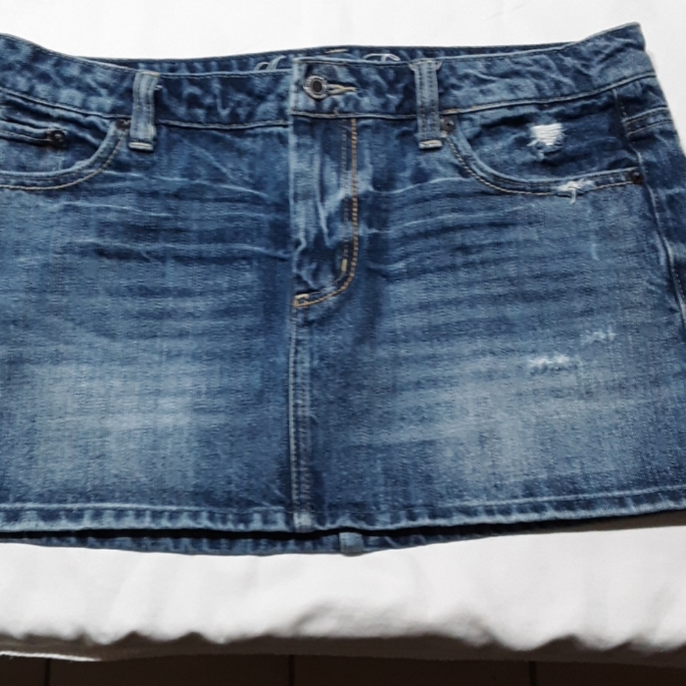American Eagle denim mini skirt